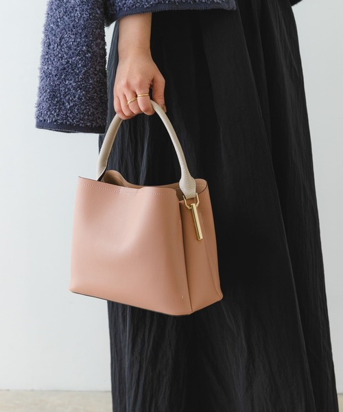 RODE SKO（ロデスコ）の「サイドバーワンハンドルミニバッグ（ショルダーバッグ・レディース・ピンク系その他/ホワイト系その他/ブラック・ONE）」の17枚目の写真