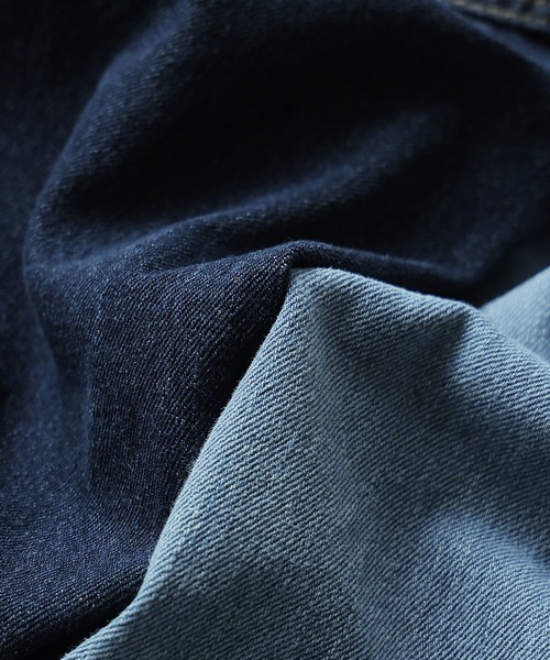 etoll.(エトル)の「セミワイドデニムパンツ(デニムパンツ・レディース・インディゴブルー/サックスブルー・M)」の18枚目の写真