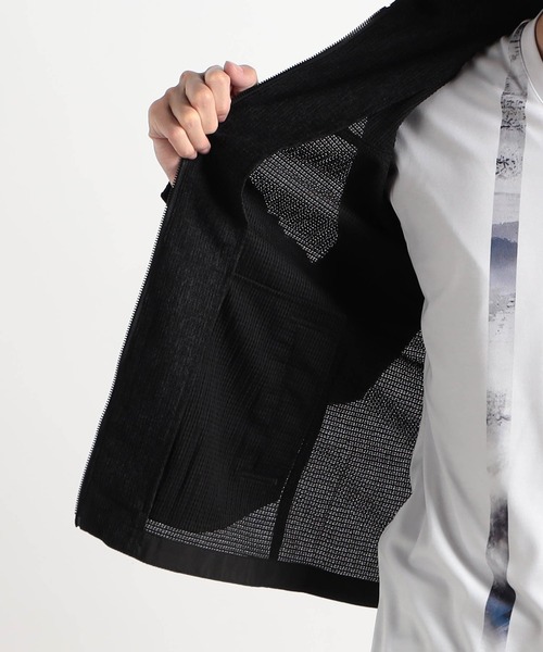 HIDEAWAYS NICOLE(ハイダウェイニコル)の「3Dメッシュジップアップブルゾン(ブルゾン・メンズ・ブラック/グレー/チェック・MEDIUM/X-LARGE/LARGE)」の15枚目の写真