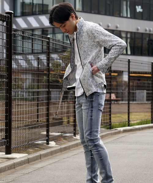 HIDEAWAYS NICOLE(ハイダウェイニコル)の「3Dメッシュジップアップブルゾン(ブルゾン・メンズ・ブラック/グレー/チェック・MEDIUM/X-LARGE/LARGE)」の20枚目の写真