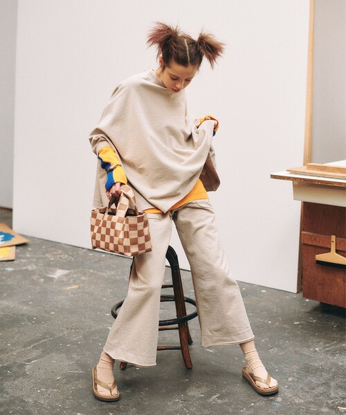 BEAMS BOY（ビームスボーイ）の「maturely / Hem Cut Off Flare