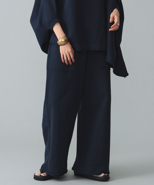 BEAMS BOY(ビームスボーイ)の「maturely / Hem Cut Off Flare Jersey Pants(その他パンツ・レディース・ベージュ/ネイビー・ONE SIZE)」の14枚目の写真
