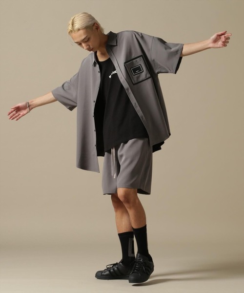 WHITELAND（ホワイトランド）の「【WEB&DEPOT限定】WHITELAND/ホワイトランド/OWL/P-TECK SHORTS/ワイドショーツ（その他パンツ・メンズ・グレー/ブラック・L/M）」の20枚目の写真