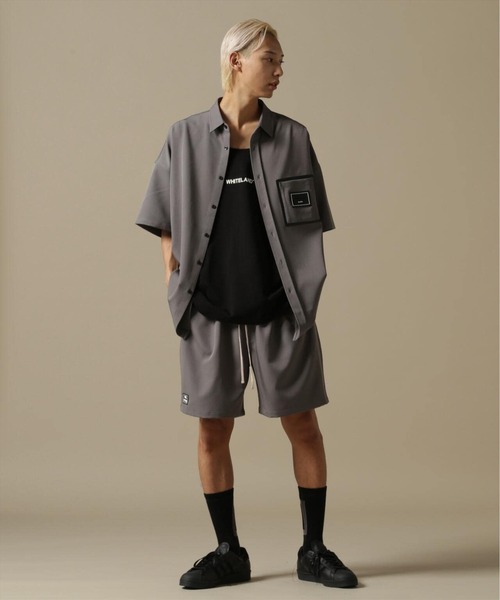 WHITELAND（ホワイトランド）の「【WEB&DEPOT限定】WHITELAND/ホワイトランド/OWL/P-TECK SHORTS/ワイドショーツ（その他パンツ・メンズ・グレー/ブラック・L/M）」の21枚目の写真
