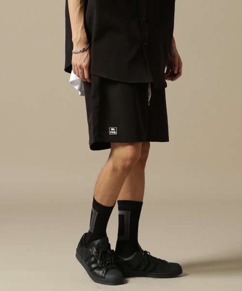 WHITELAND（ホワイトランド）の「【WEB&DEPOT限定】WHITELAND/ホワイトランド/OWL/P-TECK SHORTS/ワイドショーツ（その他パンツ・メンズ・グレー/ブラック・L/M）」の3枚目の写真