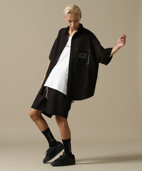 WHITELAND（ホワイトランド）の「【WEB&DEPOT限定】WHITELAND/ホワイトランド/OWL/P-TECK SHORTS/ワイドショーツ（その他パンツ・メンズ・グレー/ブラック・L/M）」の5枚目の写真