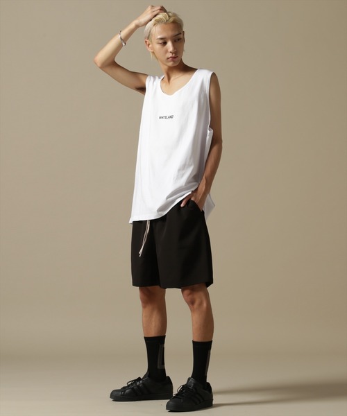 WHITELAND（ホワイトランド）の「【WEB&DEPOT限定】WHITELAND/ホワイトランド/OWL/P-TECK SHORTS/ワイドショーツ（その他パンツ・メンズ・グレー/ブラック・L/M）」の6枚目の写真