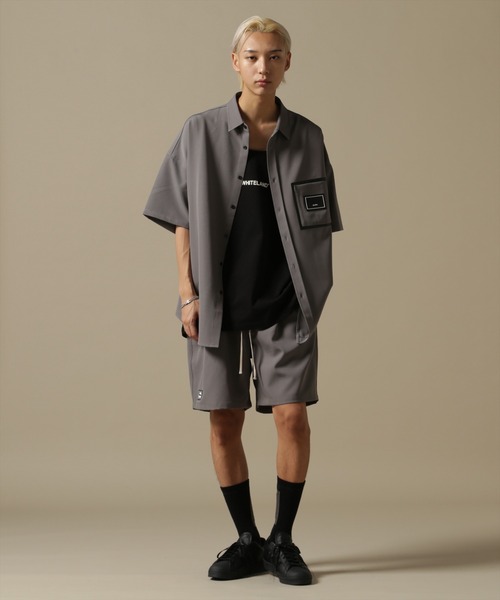 WHITELAND（ホワイトランド）の「【WEB&DEPOT限定】WHITELAND/ホワイトランド/OWL/P-TECK SHORTS/ワイドショーツ（その他パンツ・メンズ・グレー/ブラック・L/M）」の10枚目の写真