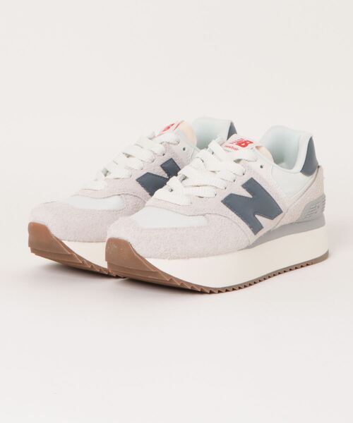 NEW BALANCE(ニューバランス)の「【NEW BALANCE】WL574(スニーカー・レディース・ホワイト・24.5cm/24cm/23.5cm/23cm)」の1枚目の写真