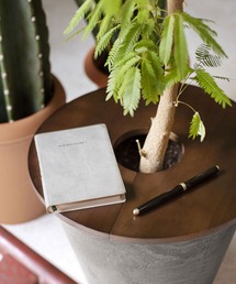 amabro（アマブロ）の「トレイ プランターカバー amabro WOOD CIRCLE TRAY アマブロ ウッド サークル トレー（インテリア雑貨・キッズ）」