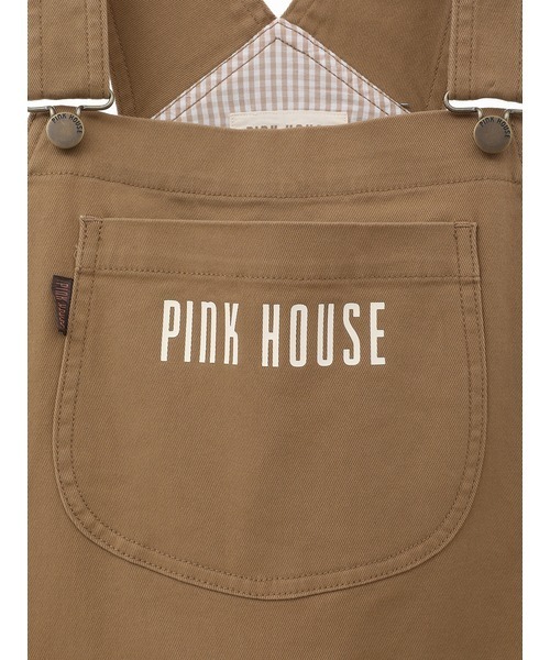 PINK HOUSE（ピンクハウス）の「ロゴプリント入りサロペット