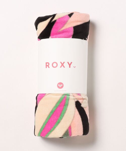 ROXY(ロキシー)の「COLD WATER PRINTED/ロキシービッグサイズマルチプリントビーチバスタオル(タオル・レディース・ブラウン/ブラック・FREE)」の4枚目の写真