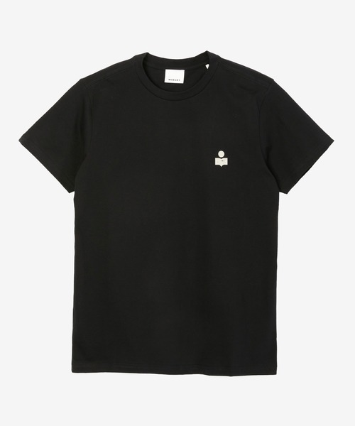 ISABEL MARANT（イザベルマラン）の「ワンポイントTシャツ（Tシャツ/カットソー・メンズ・ホワイト系その他/ブラック×ベージュ・M/S/XL/L/XXL）」の2枚目の写真