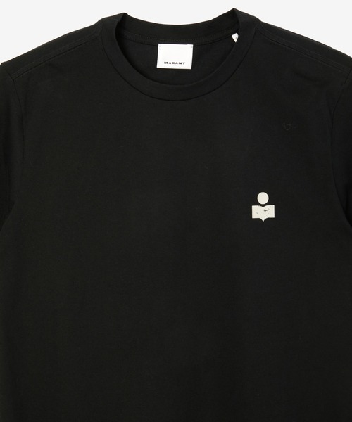 ISABEL MARANT（イザベルマラン）の「ワンポイントTシャツ（Tシャツ/カットソー・メンズ・ホワイト系その他/ブラック×ベージュ・M/S/XL/L/XXL）」の5枚目の写真