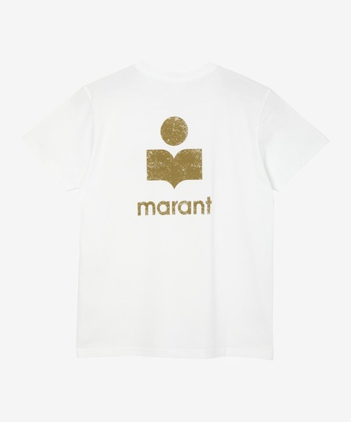 ISABEL MARANT（イザベルマラン）の「ワンポイントTシャツ（Tシャツ/カットソー・メンズ・ホワイト系その他/ブラック×ベージュ・M/S/XL/L/XXL）」の3枚目の写真