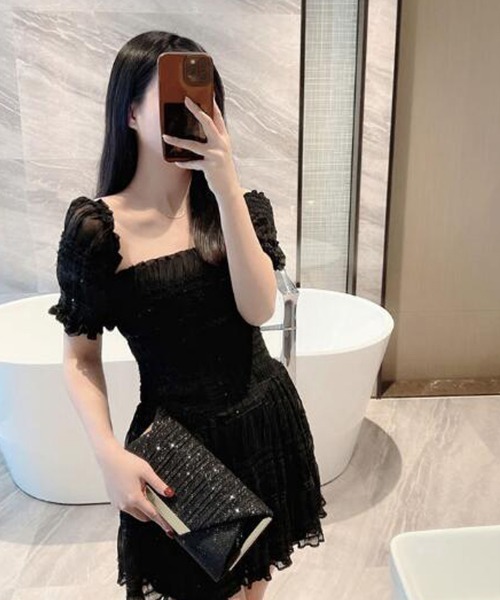 Miniministore(ミニミニストア)の「クラッチバッグ 結婚式 パーティーバッグ(クラッチバッグ・レディース・ブラック/ゴールド・FREE)」の4枚目の写真