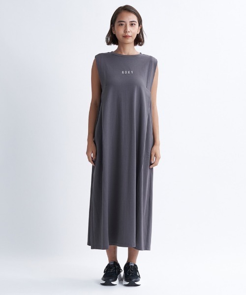 ROXY(ロキシー)の「ON THE COAST/ロキシー速乾ノースリーブワンピ(ワンピース・レディース・ブラウン/ブラック/グレー・SMALL/LARGE/MEDIUM)」の10枚目の写真