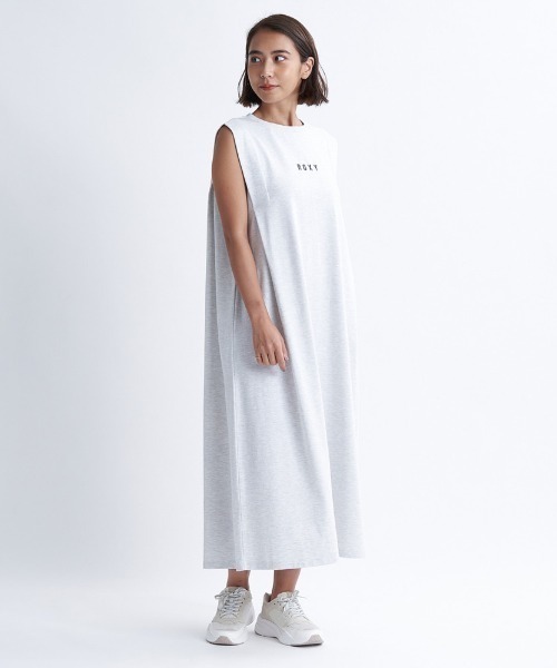 ROXY(ロキシー)の「ON THE COAST/ロキシー速乾ノースリーブワンピ(ワンピース・レディース・ブラウン/ブラック/グレー・SMALL/LARGE/MEDIUM)」の6枚目の写真