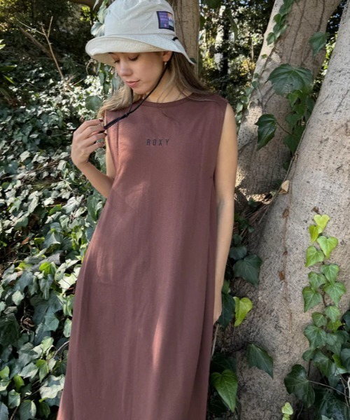 ROXY(ロキシー)の「ON THE COAST/ロキシー速乾ノースリーブワンピ(ワンピース・レディース・ブラウン/ブラック/グレー・SMALL/LARGE/MEDIUM)」の21枚目の写真