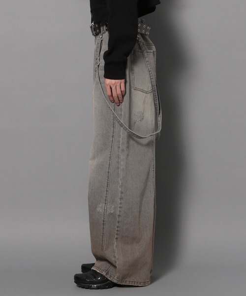 Anui（アニュイ）の「【UNISEX/3サイズ展開】ヴィンテージサスツキデニム（デニムパンツ・レディース・ブラック系/ブルー系・SMALL/LARGE/MEDIUM）」の14枚目の写真