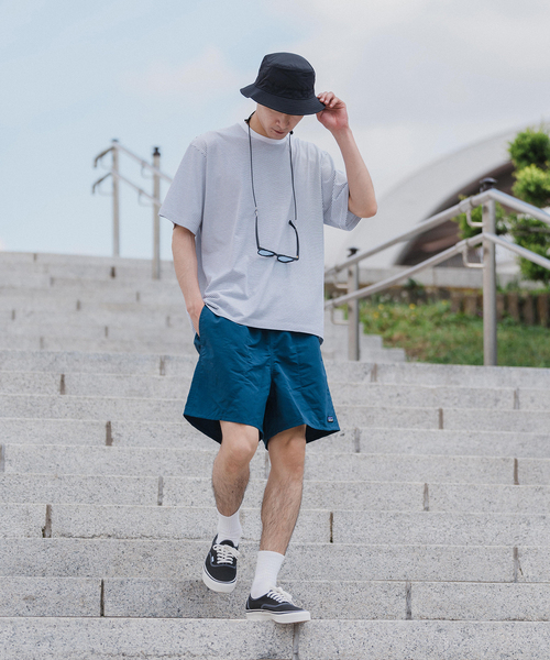 handvaerk（ハンドバーク）の「【handvaerk / ハンドバーク】別注 S/S BIG T-SHIRT BORDER（Tシャツ/カットソー・メンズ・ブラック/ホワイト・X-LARGE/LARGE/MEDIUM/SMALL）」の4枚目の写真