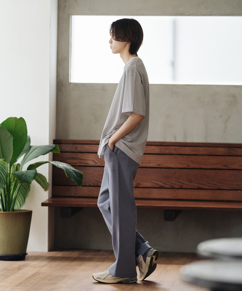 handvaerk（ハンドバーク）の「【handvaerk / ハンドバーク】別注 S/S BIG T-SHIRT BORDER（Tシャツ/カットソー・メンズ・ブラック/ホワイト・X-LARGE/LARGE/MEDIUM/SMALL）」の14枚目の写真