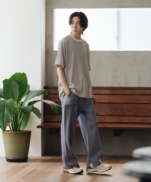 handvaerk（ハンドバーク）の「【handvaerk / ハンドバーク】別注 S/S BIG T-SHIRT BORDER（Tシャツ/カットソー・メンズ・ブラック/ホワイト・X-LARGE/LARGE/MEDIUM/SMALL）」の16枚目の写真