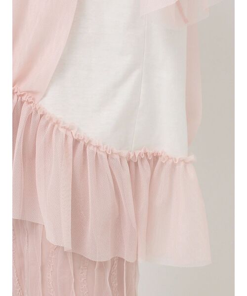 merry jenny（メリージェニー）の「ビスチェレイヤードtee（Tシャツ/カットソー・レディース・ブラック/ピンク/オフホワイト・FREE）」の22枚目の写真