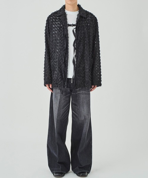 MASU（エムエーエスユー）の「【MASU/エムエーエスユー】MASUBOYS BAGGY JEANS KEYHOLDER（デニムパンツ・メンズ・ブラック・42/44/46）」の2枚目の写真