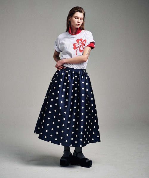 大人気 Mardi Mercredi ショーツセット（Tシャツ＋ショーツ） Mardi Mercredi tシャツ TSHIRT FLOWERMARDI GRADATION