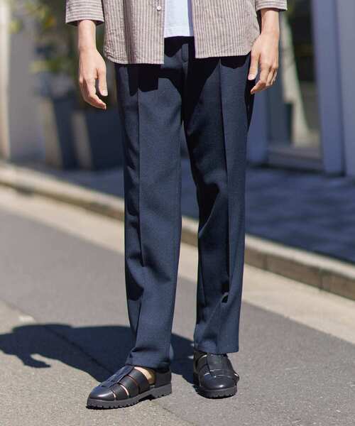 URBAN RESEARCH ROSSO MEN（アーバンリサーチロッソメン）の「『セットアップ対応』『XLサイズあり』ウォッシャブルドライタッチスラックス（スラックス・メンズ・ブラック/グレー/ネイビー・SMALL/MEDIUM/LARGE/X-LARGE）」の5枚目の写真