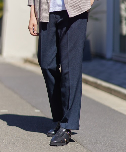 URBAN RESEARCH ROSSO MEN（アーバンリサーチロッソメン）の「『セットアップ対応』『XLサイズあり』ウォッシャブルドライタッチスラックス（スラックス・メンズ・ブラック/グレー/ネイビー・SMALL/MEDIUM/LARGE/X-LARGE）」の6枚目の写真