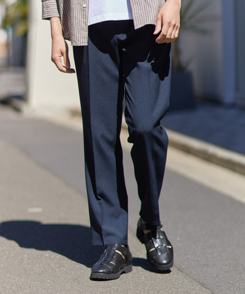 URBAN RESEARCH ROSSO MEN（アーバンリサーチロッソメン）の「『セットアップ対応』『XLサイズあり』ウォッシャブルドライタッチスラックス（スラックス・メンズ・ブラック/グレー/ネイビー・SMALL/MEDIUM/LARGE/X-LARGE）」の7枚目の写真