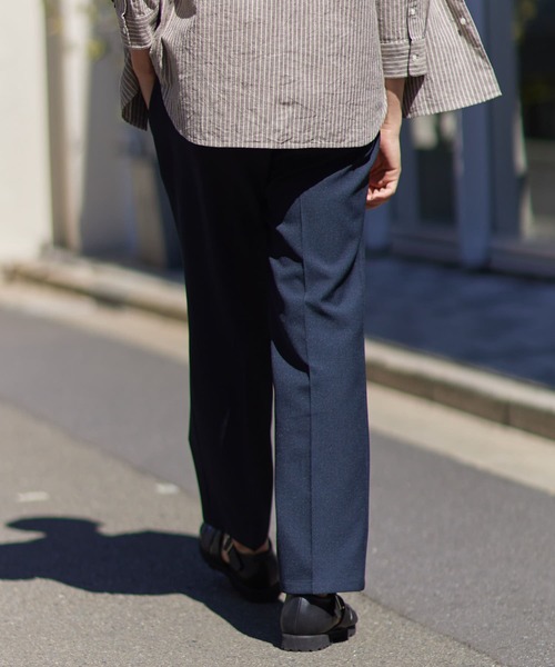 URBAN RESEARCH ROSSO MEN（アーバンリサーチロッソメン）の「『セットアップ対応』『XLサイズあり』ウォッシャブルドライタッチスラックス（スラックス・メンズ・ブラック/グレー/ネイビー・SMALL/MEDIUM/LARGE/X-LARGE）」の10枚目の写真