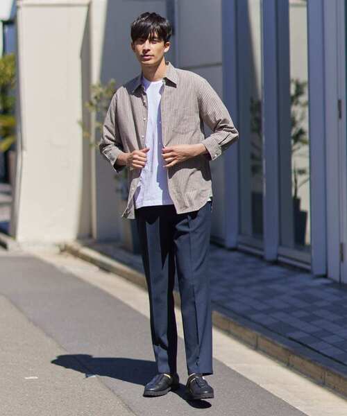 URBAN RESEARCH ROSSO MEN（アーバンリサーチロッソメン）の「『セットアップ対応』『XLサイズあり』ウォッシャブルドライタッチスラックス（スラックス・メンズ・ブラック/グレー/ネイビー・SMALL/MEDIUM/LARGE/X-LARGE）」の12枚目の写真