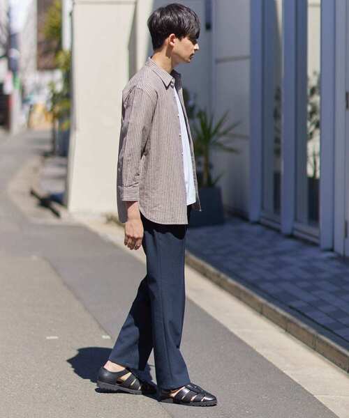 URBAN RESEARCH ROSSO MEN（アーバンリサーチロッソメン）の「『セットアップ対応』『XLサイズあり』ウォッシャブルドライタッチスラックス（スラックス・メンズ・ブラック/グレー/ネイビー・SMALL/MEDIUM/LARGE/X-LARGE）」の16枚目の写真