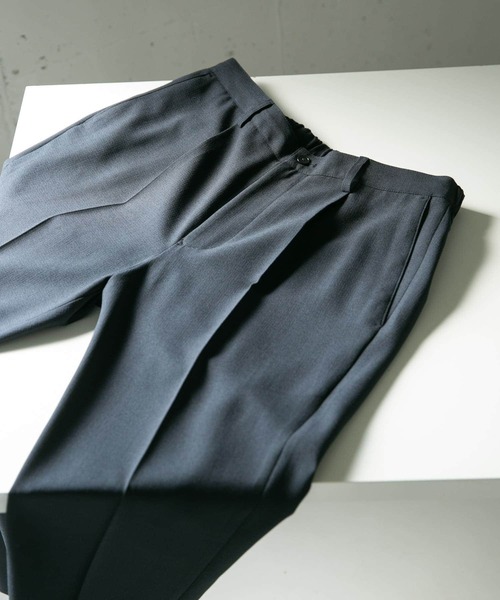 URBAN RESEARCH ROSSO MEN（アーバンリサーチロッソメン）の「『セットアップ対応』『XLサイズあり』ウォッシャブルドライタッチスラックス（スラックス・メンズ・ブラック/グレー/ネイビー・SMALL/MEDIUM/LARGE/X-LARGE）」の17枚目の写真