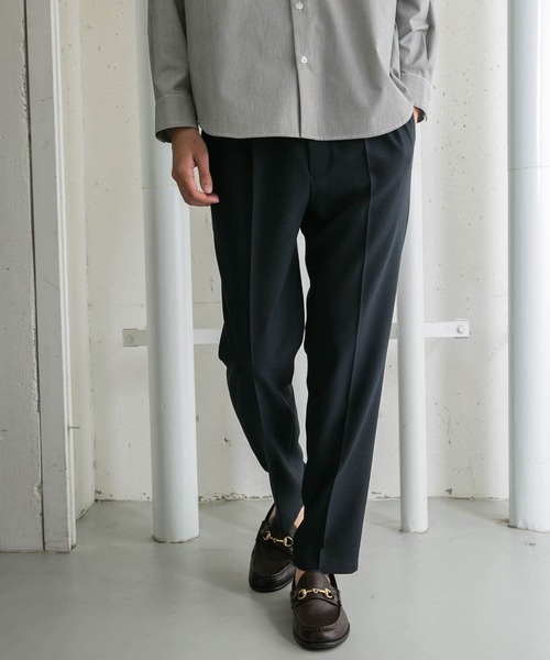 URBAN RESEARCH ROSSO MEN（アーバンリサーチロッソメン）の「『セットアップ対応』『XLサイズあり』ウォッシャブルドライタッチスラックス（スラックス・メンズ・ブラック/グレー/ネイビー・SMALL/MEDIUM/LARGE/X-LARGE）」の18枚目の写真