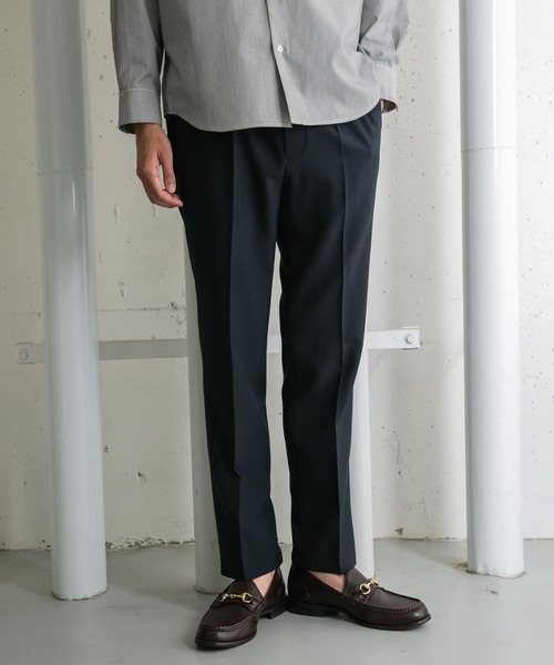 URBAN RESEARCH ROSSO MEN（アーバンリサーチロッソメン）の「『セットアップ対応』『XLサイズあり』ウォッシャブルドライタッチスラックス（スラックス・メンズ・ブラック/グレー/ネイビー・SMALL/MEDIUM/LARGE/X-LARGE）」の19枚目の写真