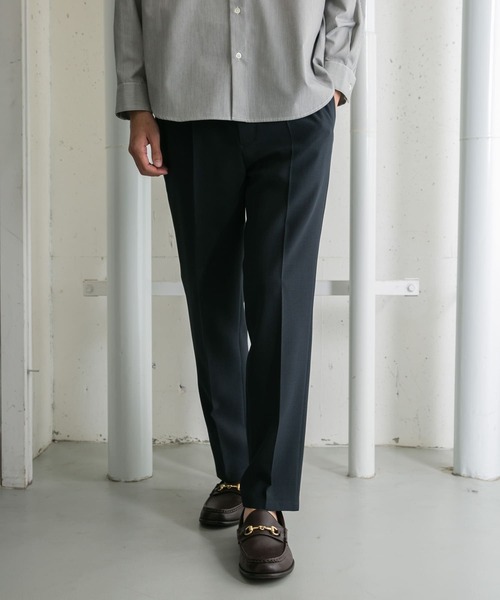 URBAN RESEARCH ROSSO MEN（アーバンリサーチロッソメン）の「『セットアップ対応』『XLサイズあり』ウォッシャブルドライタッチスラックス（スラックス・メンズ・ブラック/グレー/ネイビー・SMALL/MEDIUM/LARGE/X-LARGE）」の20枚目の写真