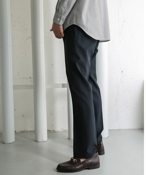 URBAN RESEARCH ROSSO MEN（アーバンリサーチロッソメン）の「『セットアップ対応』『XLサイズあり』ウォッシャブルドライタッチスラックス（スラックス・メンズ・ブラック/グレー/ネイビー・SMALL/MEDIUM/LARGE/X-LARGE）」の22枚目の写真