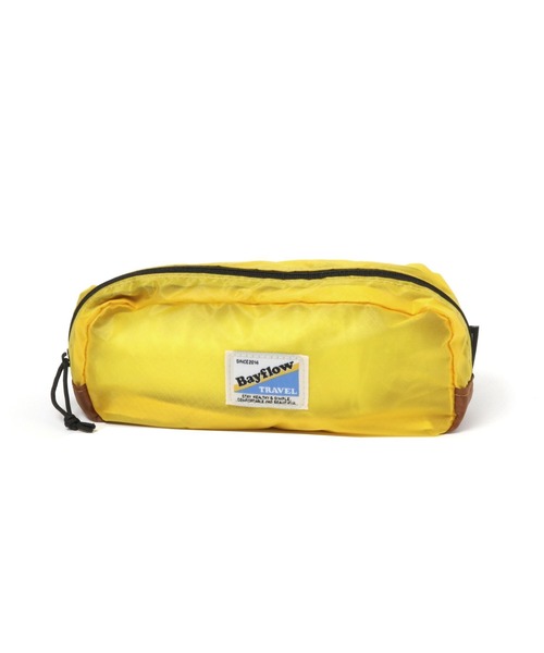 COBMASTER（コブマスター）の「【Cobmaster（コブマスター）×BAYFLOW】[細長いものの収納に便利]スクエアポーチ（ポーチ・レディース・イエロー/ホワイト/ピンク/ライトブルー/ブラック・0）」の19枚目の写真