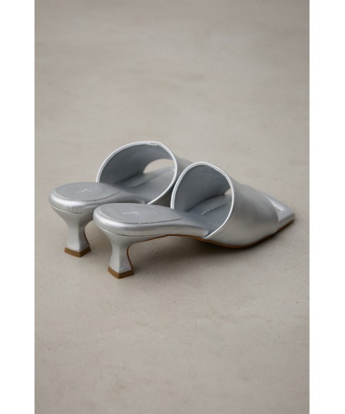 AZUL by moussy（アズールバイマウジー）の「スクエアトゥローヒールサンダル（サンダル・レディース・グリーン/シルバー/ブラック・LARGE/MEDIUM/SMALL）」の8枚目の写真