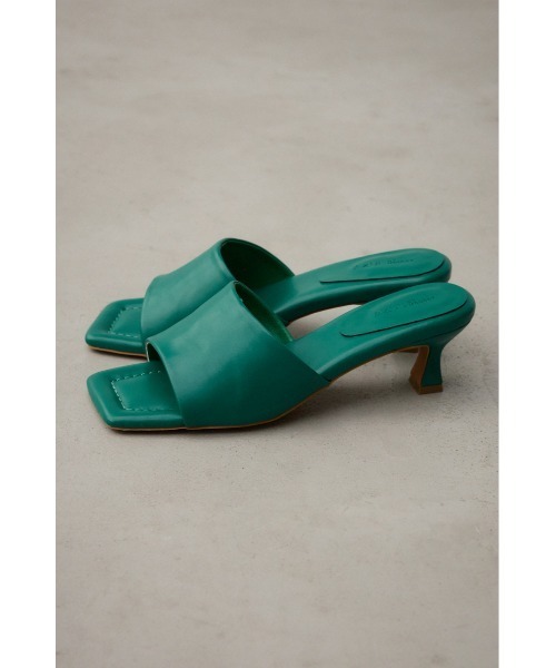 AZUL by moussy（アズールバイマウジー）の「スクエアトゥローヒールサンダル（サンダル・レディース・グリーン/シルバー/ブラック・LARGE/MEDIUM/SMALL）」の17枚目の写真