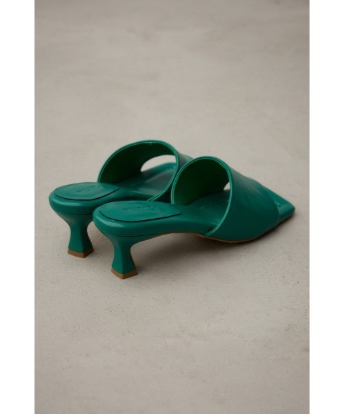 AZUL by moussy（アズールバイマウジー）の「スクエアトゥローヒールサンダル（サンダル・レディース・グリーン/シルバー/ブラック・LARGE/MEDIUM/SMALL）」の16枚目の写真