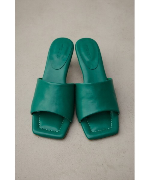 AZUL by moussy（アズールバイマウジー）の「スクエアトゥローヒールサンダル（サンダル・レディース・グリーン/シルバー/ブラック・LARGE/MEDIUM/SMALL）」の15枚目の写真