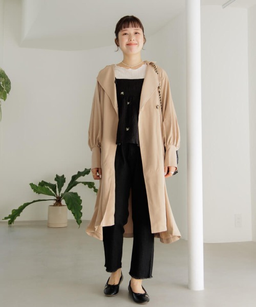 flower（フラワー）の「タイニーブーケビスチェ（キャミソール・レディース・ブラック/アイボリー・FREE）」の10枚目の写真