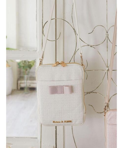Maison de FLEUR（メゾンドフルール）の「ツイードミニショルダー