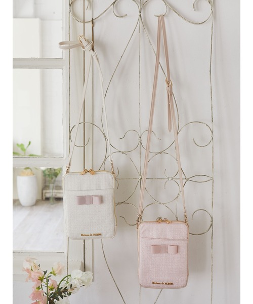 Maison de FLEUR（メゾンドフルール）の「ツイードミニショルダー