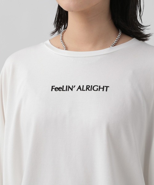 Elura（エルーラ）の「ロゴドルマンTシャツ/117142（Tシャツ/カットソー・レディース・オフホワイト/ブラック・FREE）」の15枚目の写真
